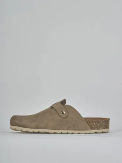 Sabot camoscio beige