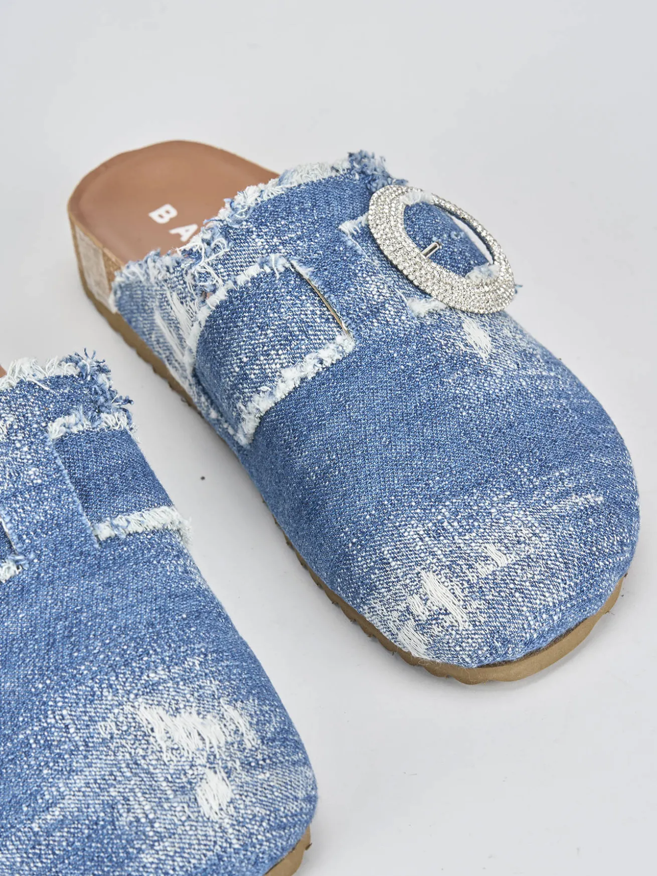 Sabot pelle jeans