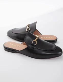 sabot tacco 1 cm nero