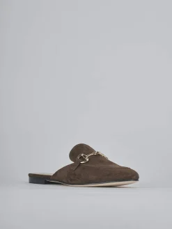 Sabot tacco 1cm camoscio testa