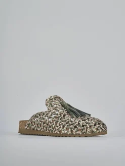 Sabot tacco 1cm laminato verde