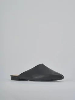 Sabot tacco 1cm pelle nero