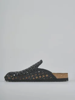 Sabot tacco 1cm pelle nero