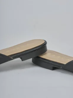 Sabot tacco 1cm pelle nero