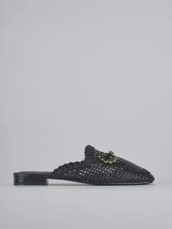 Sabot tacco 1cm pelle nero