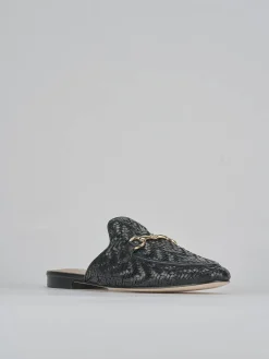 Sabot tacco 1cm pelle nero