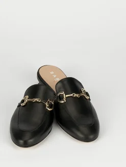 Sabot tacco 1cm pelle nero