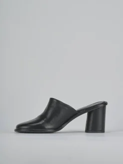 Sabot tacco 6cm pelle nero