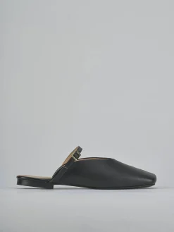 Sabot tacco 1cm pelle nero