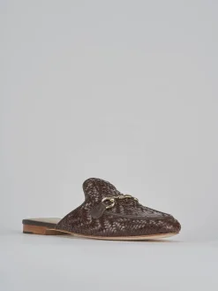 Sabot tacco 1cm pelle testa