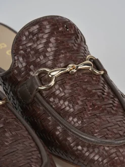 Sabot tacco 1cm pelle testa