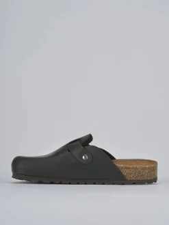 Sabot tacco 1cm pelle testa