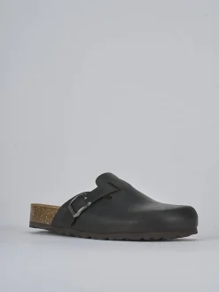 Sabot tacco 1cm pelle testa