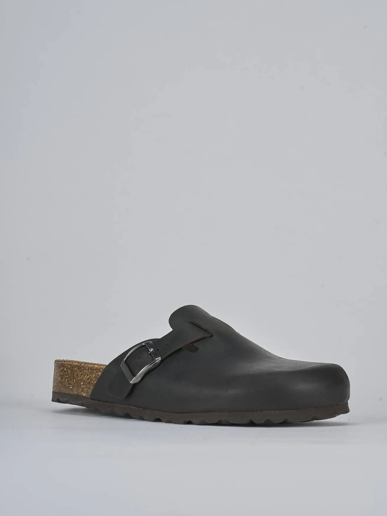 Sabot tacco 1cm pelle testa