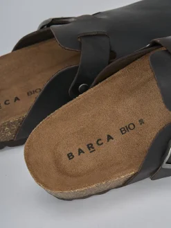 Sabot tacco 1cm pelle testa