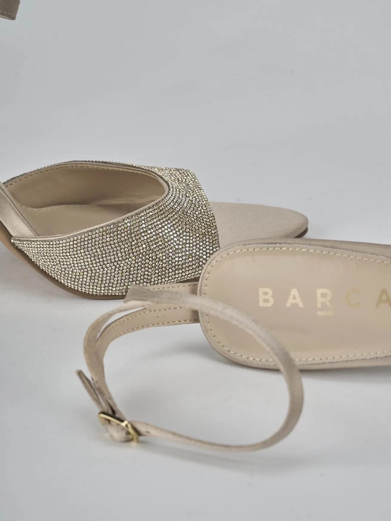 Sandali tacco 9cm pelle beige