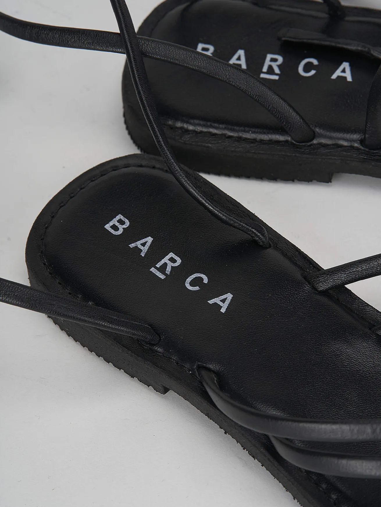 Sandali tacco 1cm pelle nero