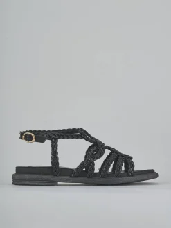 Sandali tacco 2cm pelle nero