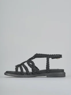 Sandali tacco 2cm pelle nero