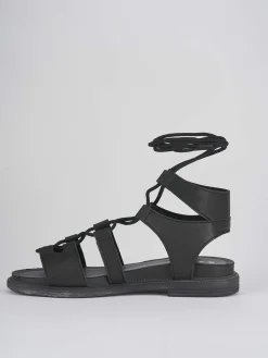 Sandali tacco 1cm pelle nero