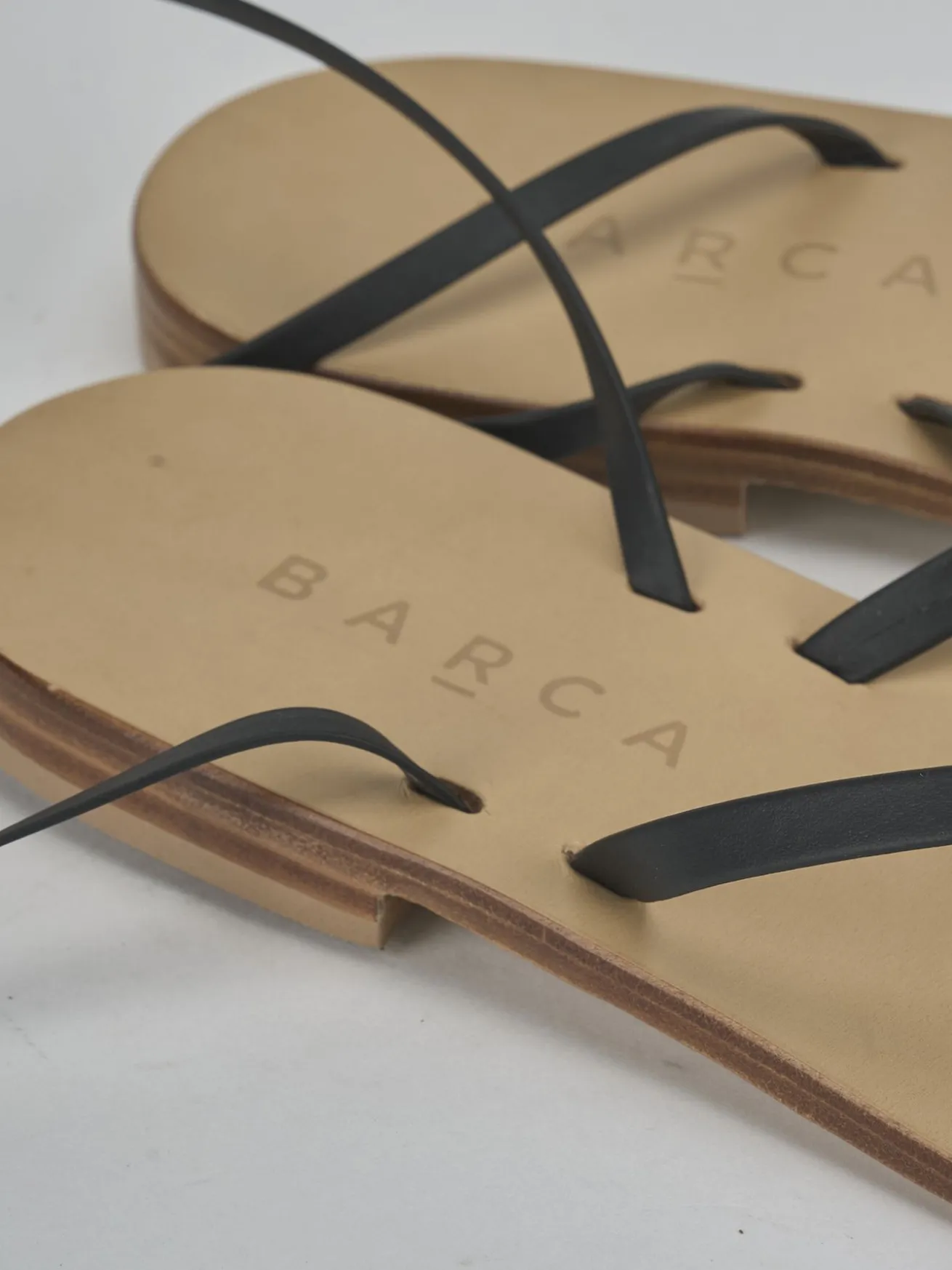 Sandali tacco 1cm pelle nero