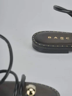 Sandali tacco 1cm pelle nero