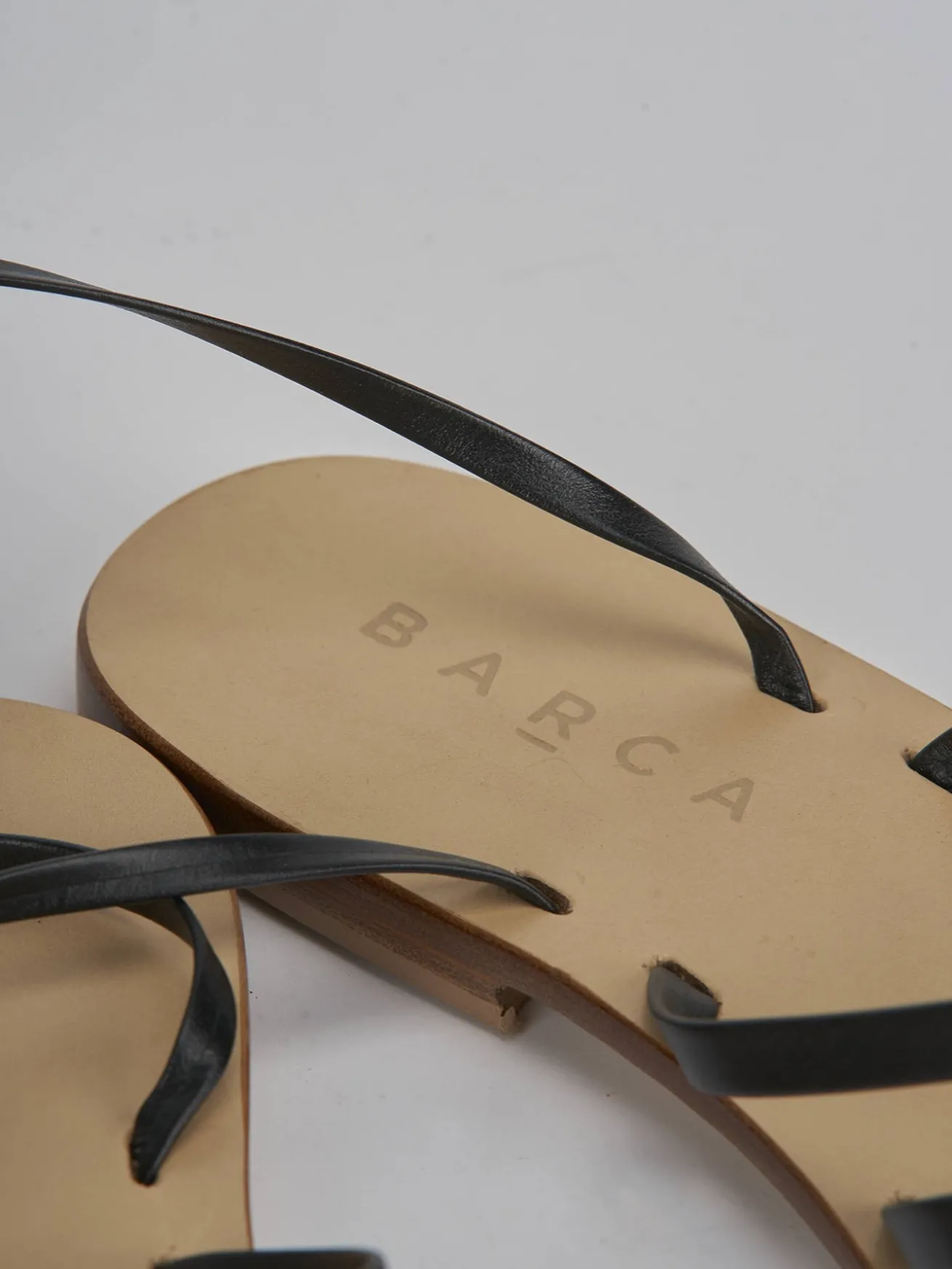 Sandali tacco 1cm pelle nero