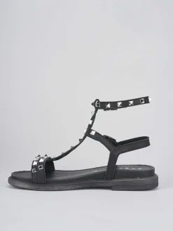 Sandali tacco 1cm pelle nero