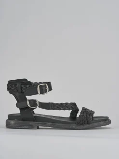 Sandali tacco 1cm pelle nero