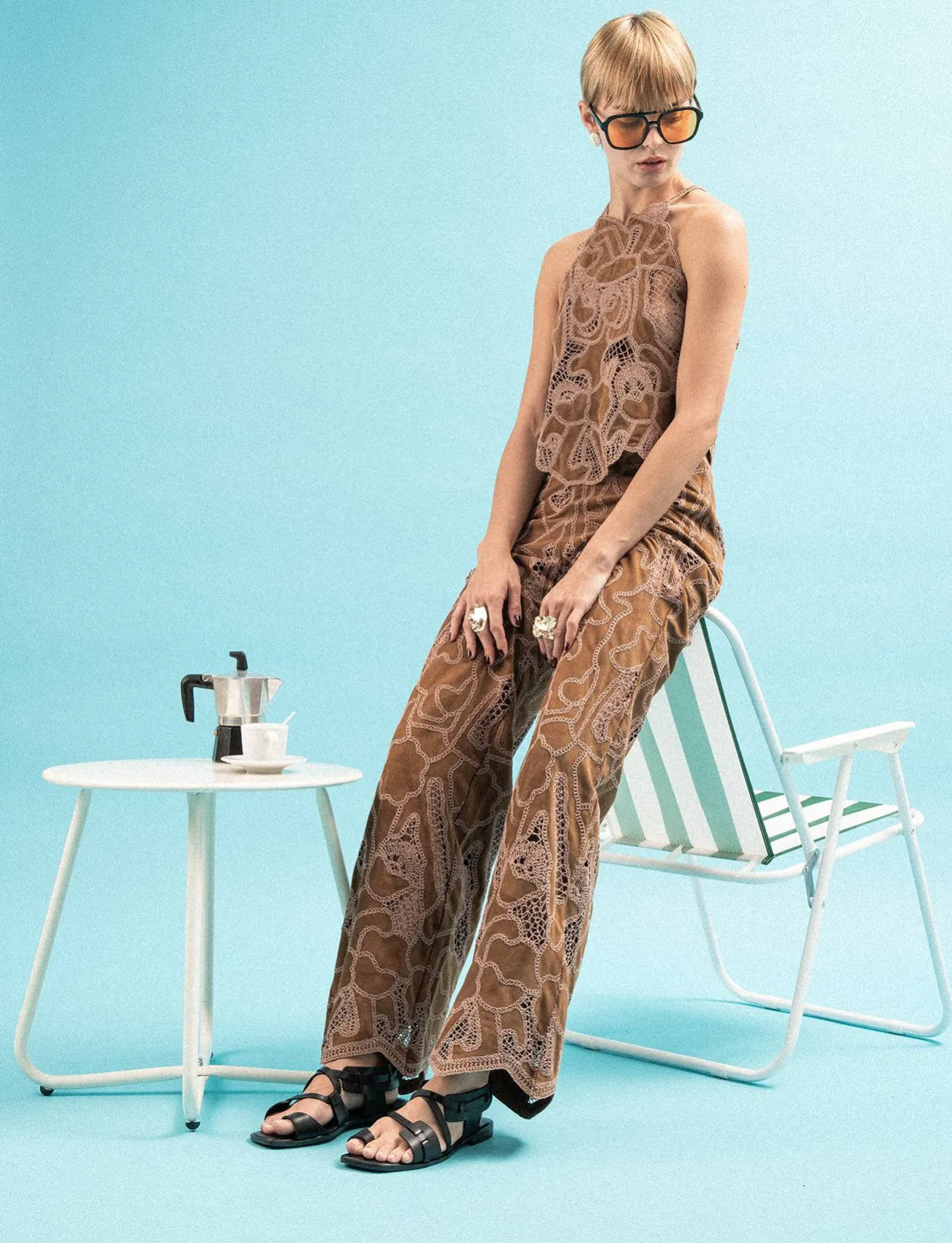 Sandali tacco 1cm pelle nero