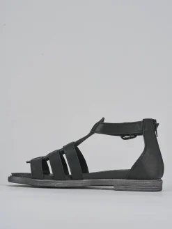 Sandali tacco 1cm pelle nero