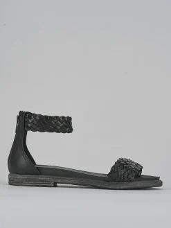 Sandali tacco 1cm pelle nero