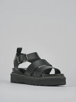 Sandali tacco 2cm pelle nero