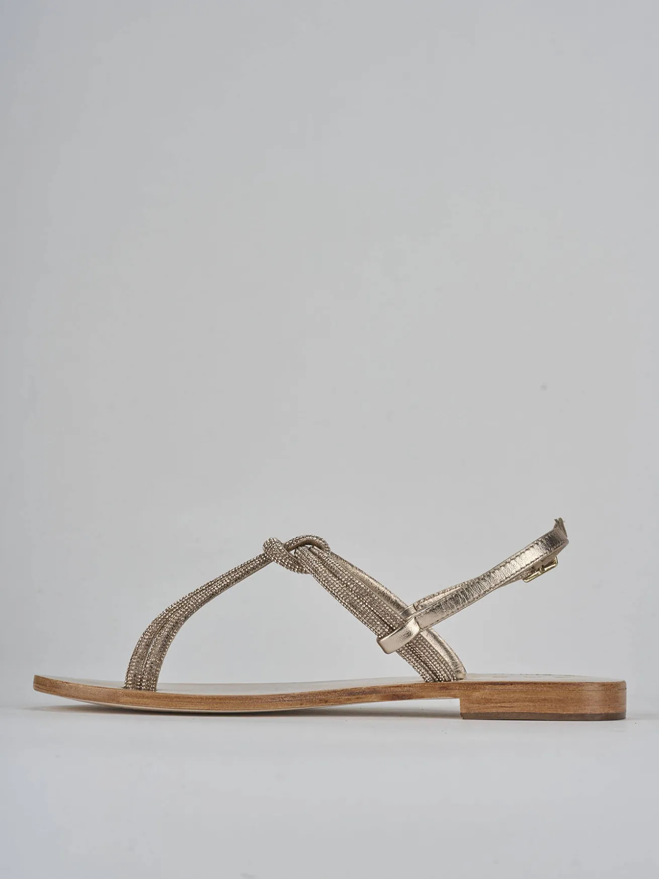 Sandali tacco 1cm pelle rosa