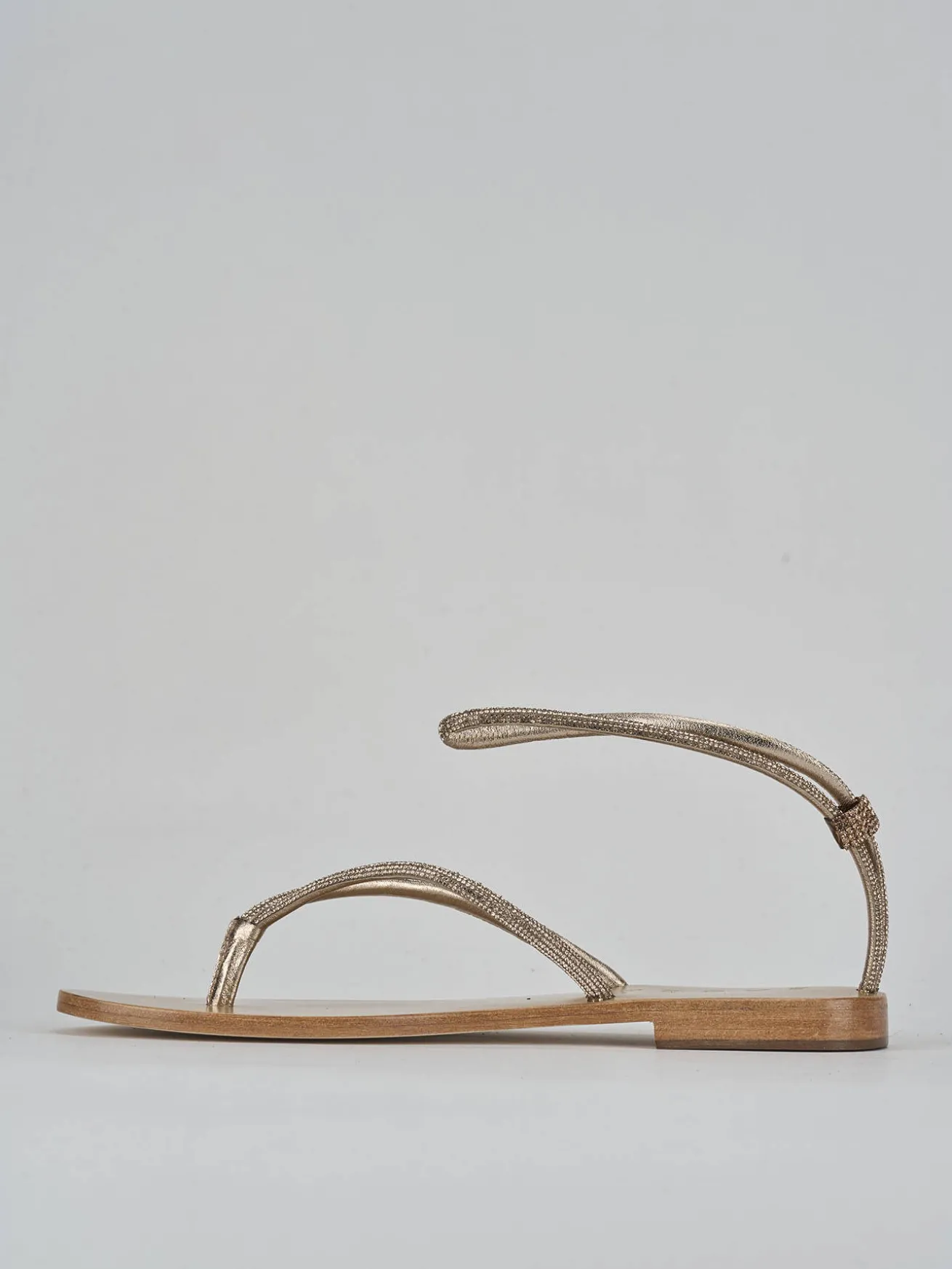 Sandali tacco 1cm pelle rosa