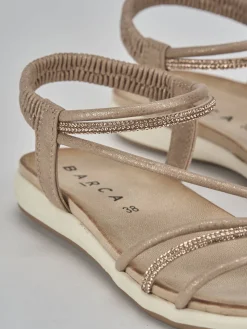 Sandali tacco 2cm pelle rosa