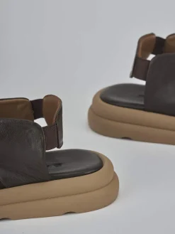 Sandali tacco 3cm pelle testa