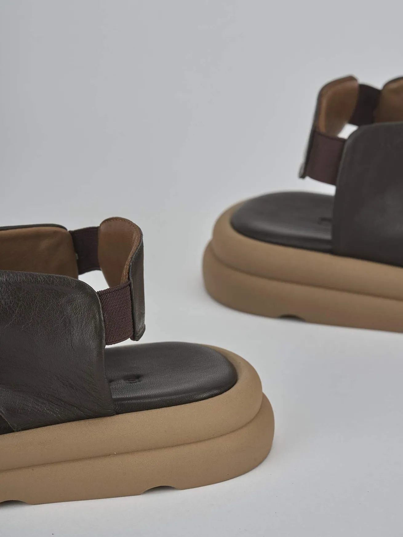 Sandali tacco 3cm pelle testa