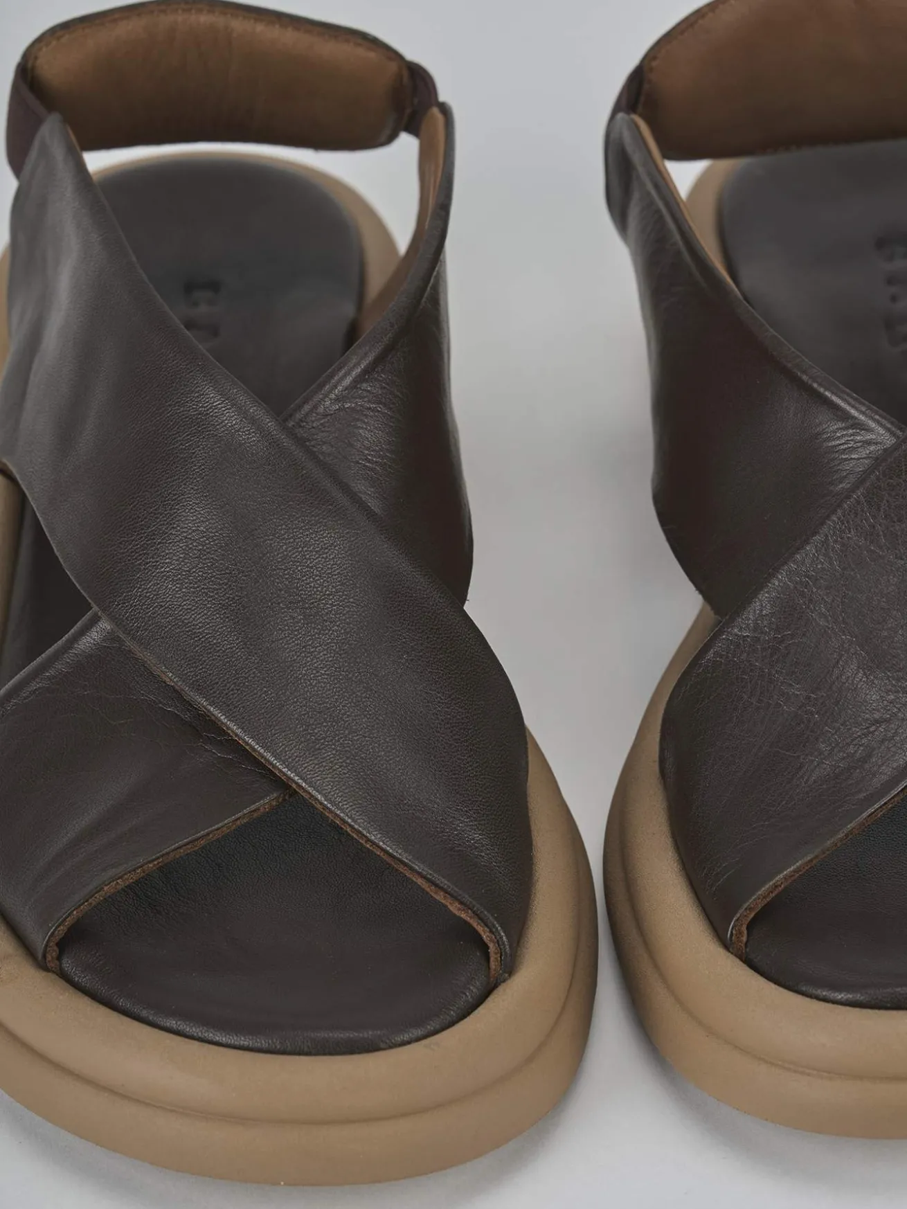 Sandali tacco 3cm pelle testa