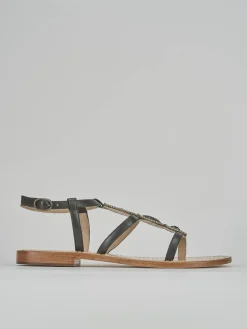 Sandali tacco 1cm pelle testa