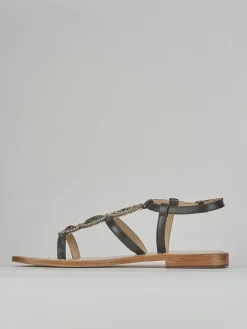 Sandali tacco 1cm pelle testa