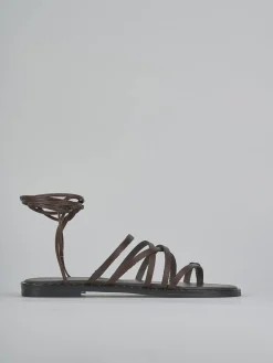 Sandali tacco 1cm pelle testa