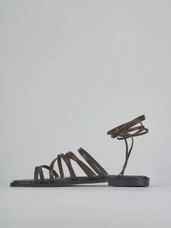 Sandali tacco 1cm pelle testa