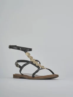 Sandali tacco 1cm pelle testa