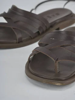 Sandali tacco 1cm pelle testa