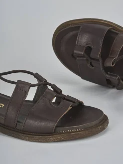 Sandali tacco 1cm pelle testa