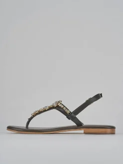 Sandali tacco 1cm pelle testa