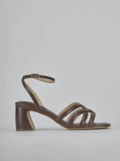 Sandali tacco 6cm pelle testa