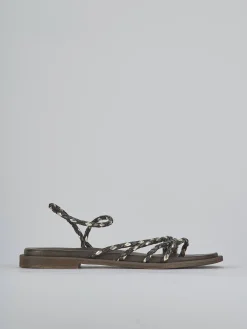 Sandali tacco 1cm pelle testa