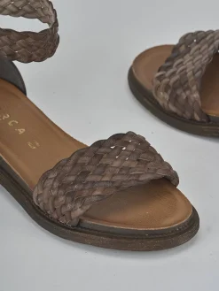 Sandali tacco 2cm pelle testa